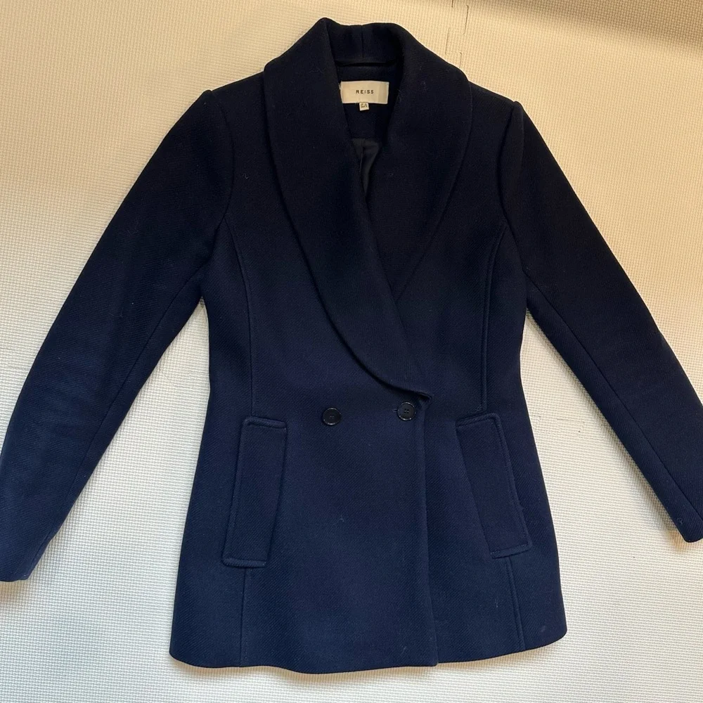 Reiss Malika Ink Navy Women's Blazer - Picture 5 of 7